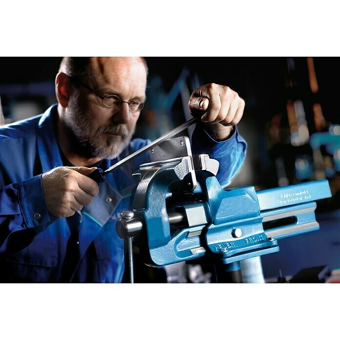 Heuer Schraubstock Backenbreite: 140 Mm, Stahl, Rohrspannbacken 8 Heuer Schraubstock Backenbreite: 140 Mm, Stahl, Rohrspannbacken – Bild 6