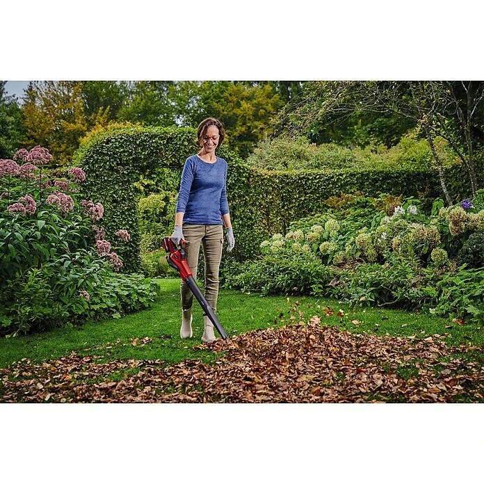 Einhell Power X-Change Akku-Laubbläser GE-ULB 18 Li E-Kit 18 V, Li-Ionen, 1 Akku, Blasgeschwindigkeit: 250 Km/h 6 Einhell Power X-Change Akku-Laubbläser GE-ULB 18 Li E-Kit 18 V, Li-Ionen, 1 Akku, Blasgeschwindigkeit: 250 Km/h – Bild 4