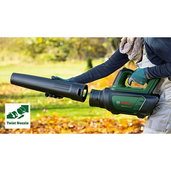 Bosch 36 V Power For All Akku-Laubbläser AdvancedLeafblower 36V-750 36 V, Li-Ionen, 1 Akku, Blasgeschwindigkeit: 100 Km/h - 200 Km/h 4 Bosch 36 V Power For All Akku-Laubbläser AdvancedLeafblower 36V-750 36 V, Li-Ionen, 1 Akku, Blasgeschwindigkeit: 100 Km/h - 200 Km/h – Bild 2
