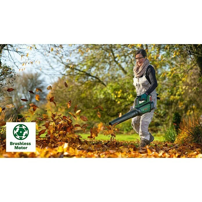 Bosch 36 V Power For All Akku-Laubbläser AdvancedLeafblower 36V-750 36 V, Li-Ionen, Ohne Akku, Blasgeschwindigkeit: 100 Km/h - 200 Km/h 4 Bosch 36 V Power For All Akku-Laubbläser AdvancedLeafblower 36V-750 36 V, Li-Ionen, Ohne Akku, Blasgeschwindigkeit: 100 Km/h - 200 Km/h – Bild 2
