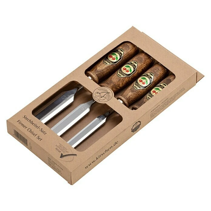 Kirschen Stechbeitelsatz 4 -tlg. 3 Kirschen Stechbeitelsatz 4 -tlg.