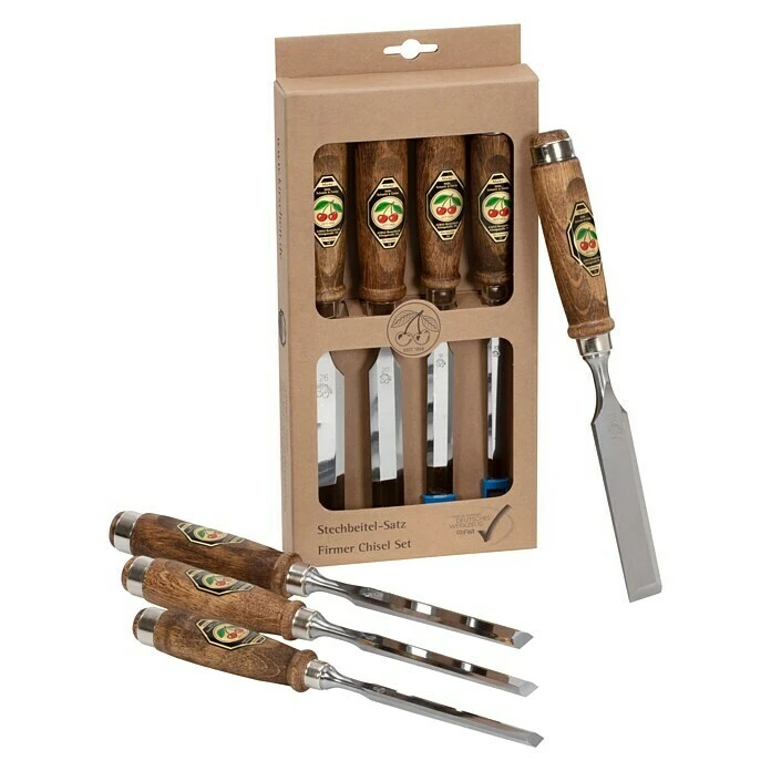 Kirschen Stechbeitelsatz 4 -tlg. 5 Kirschen Stechbeitelsatz 4 -tlg. – Bild 3