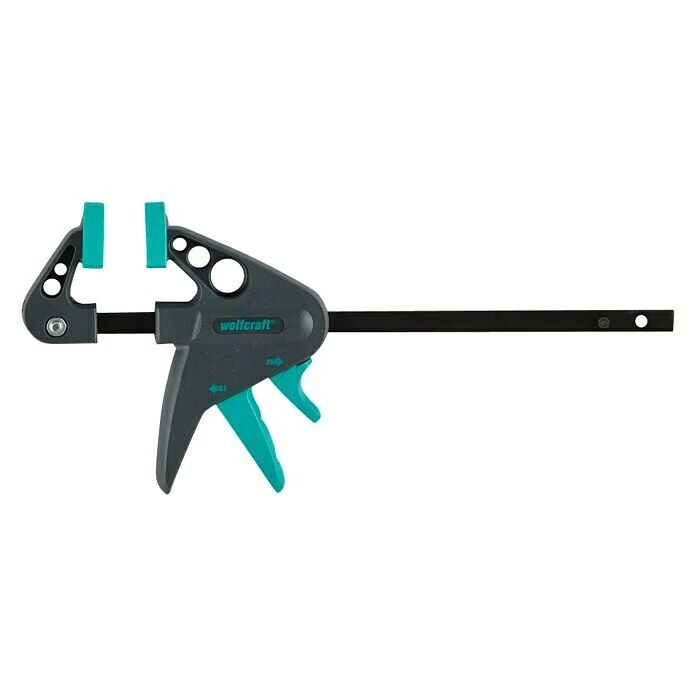 Wolfcraft Mini-Einhandzwinge EHZ Spannweite: 110 Mm, Spreizweite: 100 - 210 Mm 4 Wolfcraft Mini-Einhandzwinge EHZ Spannweite: 110 Mm, Spreizweite: 100 - 210 Mm – Bild 2