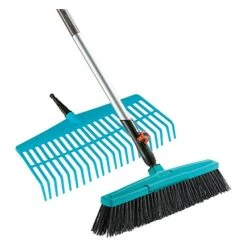 Gardena Combisystem Rasenrechen & Besen 3 -tlg., Arbeitsbreite: 43 Cm