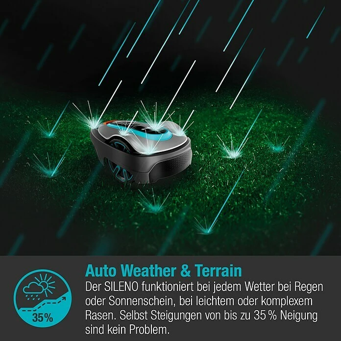 Gardena Mähroboter-Set Smart SILENO City Set 600 LONA 18 V, 2 Ah, Max. Flächenempfehlung: 600 M² 6 Gardena Mähroboter-Set Smart SILENO City Set 600 LONA 18 V, 2 Ah, Max. Flächenempfehlung: 600 M² – Bild 4