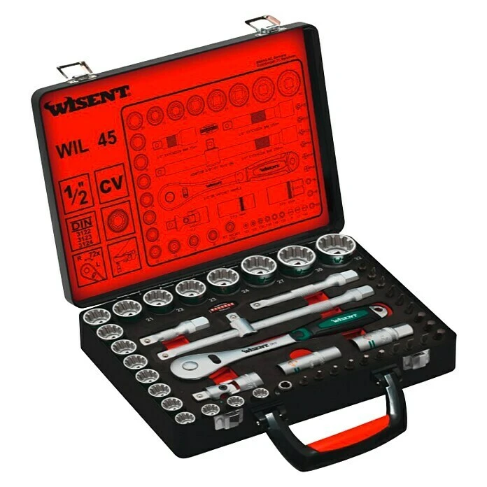 Wisent Steckschlüssel-Satz WIL 45 -tlg. 4 Wisent Steckschlüssel-Satz WIL 45 -tlg. – Bild 2