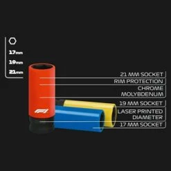 Formula 1® Steckschlüsseleinsatz-Set ST3000 4 -tlg., Mehrfarbig, Schlüsselweite: 17 - 21 Mm -Heimwerkzeuge erkäufe 2024 12 327