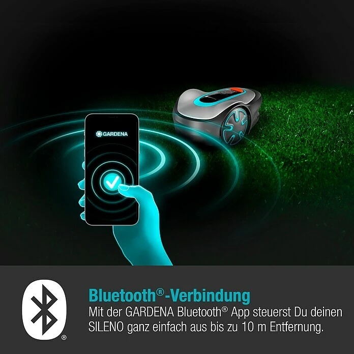 Gardena Mähroboter Sileno Minimo 250 18 V, 2,1 Ah, Max. Flächenempfehlung: 250 M² 7 Gardena Mähroboter Sileno Minimo 250 18 V, 2,1 Ah, Max. Flächenempfehlung: 250 M² – Bild 5