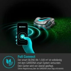 Gardena Mähroboter Smart SILENO Life Set 1500 18 V, 2 Ah, Max. Flächenempfehlung: 1.500 M² -Heimwerkzeuge erkäufe 2024 12 3375