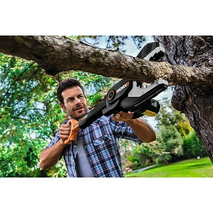 Worx Akku-Astsäge WG329E.9 20 V, Ohne Akku, Schwertlänge: 15 Cm 6 Worx Akku-Astsäge WG329E.9 20 V, Ohne Akku, Schwertlänge: 15 Cm – Bild 4