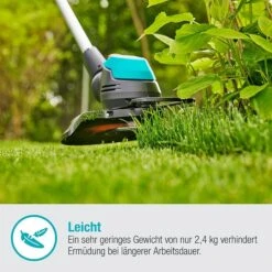Gardena EasyCut Akku-Rasentrimmer 23/18V-P4A 18 V, Li-Ionen, 1 Akku, Schnittbreite: 23 Cm -Heimwerkzeuge erkäufe 2024 12 3849