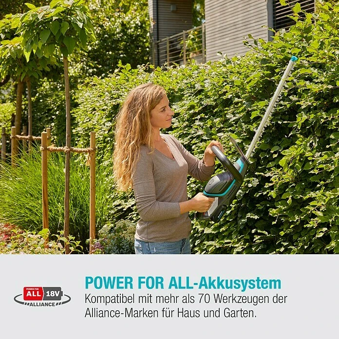 Gardena ComfortCut Akku-Heckenschere 50/18V P4A 18 V, 1 Akku, Schwertlänge: 50 Cm 8 Gardena ComfortCut Akku-Heckenschere 50/18V P4A 18 V, 1 Akku, Schwertlänge: 50 Cm – Bild 6