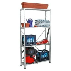 Scholz System Metall-Schwerlastregal Grundelement 300 X 800 X 1.920 Mm, Traglast: 100 Kg/Boden -Heimwerkzeuge erkäufe 2024 12 4090