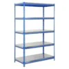 Simonrack Bricoforte Metall-Schwerlastregal L X B X H: 60 X 100 X 200 Cm, Traglast: 300 Kg/Boden, Anzahl Böden: 5, Blau, Material Boden: Metall -Heimwerkzeuge erkäufe 2024 12 4100