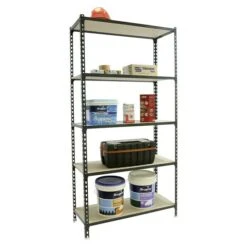 Simonrack Maderclick Metallregal L X B X H: 40 X 90 X 180 Cm, Traglast: 150 Kg/Boden, Anzahl Böden: 5, Stecken, Anthrazitgrau -Heimwerkzeuge erkäufe 2024 12 4113