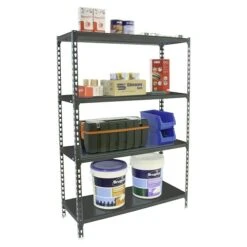 Simonrack Simonclick Metallregal Mini L X B X H: 30 X 80 X 150 Cm, Traglast: 180 Kg/Boden, Anzahl Böden: 4 Stk., Stecken, Anthrazit -Heimwerkzeuge erkäufe 2024 12 4196