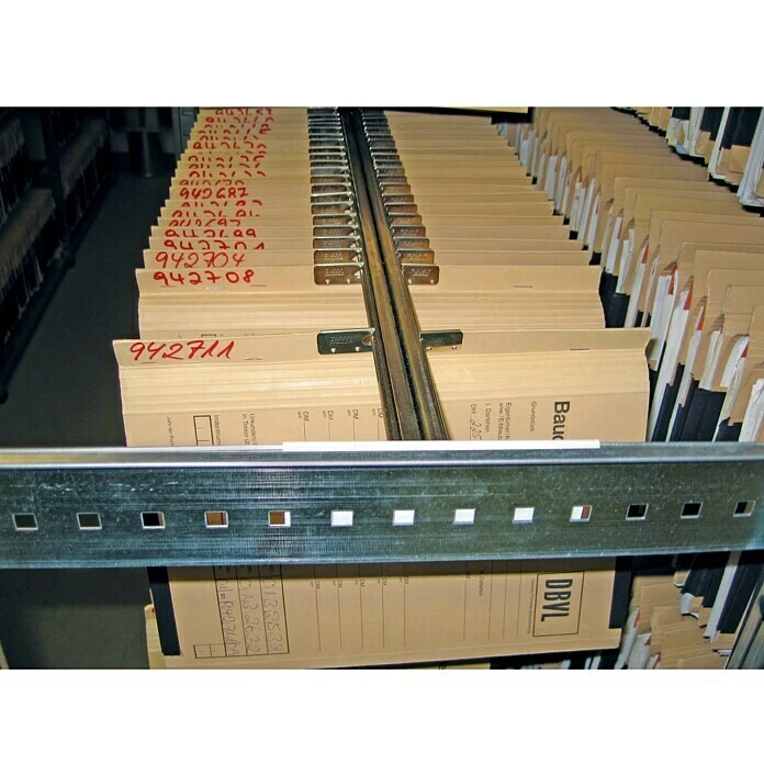 Scholz System Metall-Registraturregal Anbauelement 430 X 1.010 X 1.980 Mm, Traglast: 140 Kg/Boden, Stecken 5 Scholz System Metall-Registraturregal Anbauelement 430 X 1.010 X 1.980 Mm, Traglast: 140 Kg/Boden, Stecken – Bild 3