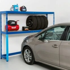 Regalux Garagenregal Traglast: 300 Kg/Boden, 50 X 240 X 180 Cm