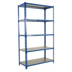 Simonrack Simonclick Metallregal Plus L X B X H: 40 X 100 X 200 Cm, Traglast: 180 Kg/Boden, Anzahl Böden: 5 Stk., Stecken, Blau