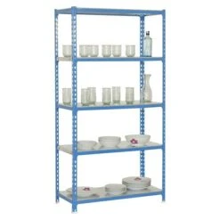 Simonrack Simonclick Metallregal Plus L X B X H: 40 X 100 X 200 Cm, Traglast: 180 Kg/Boden, Anzahl Böden: 5 Stk., Stecken, Blau -Heimwerkzeuge erkäufe 2024 12 4249