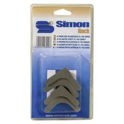 Simonrack Regalfuß 4 Stk., Passend Für: Simonrack Einlegeböden, Grau