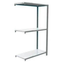 Simonrack Simonoffice Aktenregal Anbauelement L X B X H: 30 X 90 X 100 Cm, Traglast: 200 Kg/Boden, Anzahl Böden: 3, Grau
