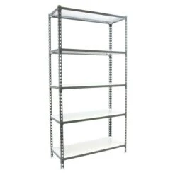 Simonrack Simonclick Metallregal Super Plus L X B X H: 40 X 110 X 200 Cm, Traglast: 180 Kg/Boden, Anzahl Böden: 5 Stk., Stecken, Anthrazit/Weiß