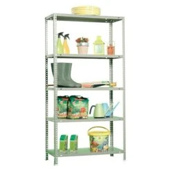 Simonrack Comfort Metallregal L X B X H: 50 X 90 X 180 Cm, Traglast: 100 Kg/Boden, Anzahl Böden: 5, Schrauben, Grau -Heimwerkzeuge erkäufe 2024 12 4300