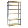 Simonrack Maderclick Metallregal Mega Plus L X B X H: 40 X 120 X 250 Cm, Traglast: 150 Kg/Boden, Anzahl Böden: 6 Stk., Stecken, Blau/Orange -Heimwerkzeuge erkäufe 2024 12 4312