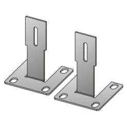 Scholz System Stahlfuß-Set 2 Stk., Stahl