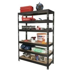 Metall-Schwerlastregal L X B X H: 50 X 120 X 180 Cm, Traglast: 300 Kg/Boden, Stecken, Schwarz 8 Metall-Schwerlastregal L X B X H: 50 X 120 X 180 Cm, Traglast: 300 Kg/Boden, Stecken, Schwarz -Heimwerkzeuge erkäufe 2024 12 4430