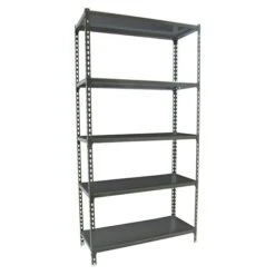 Simonrack Simonclick Metallregal Super Plus L X B X H: 30 X 110 X 200 Cm, Traglast: 180 Kg/Boden, Anzahl Böden: 5 Stk., Stecken, Anthrazit