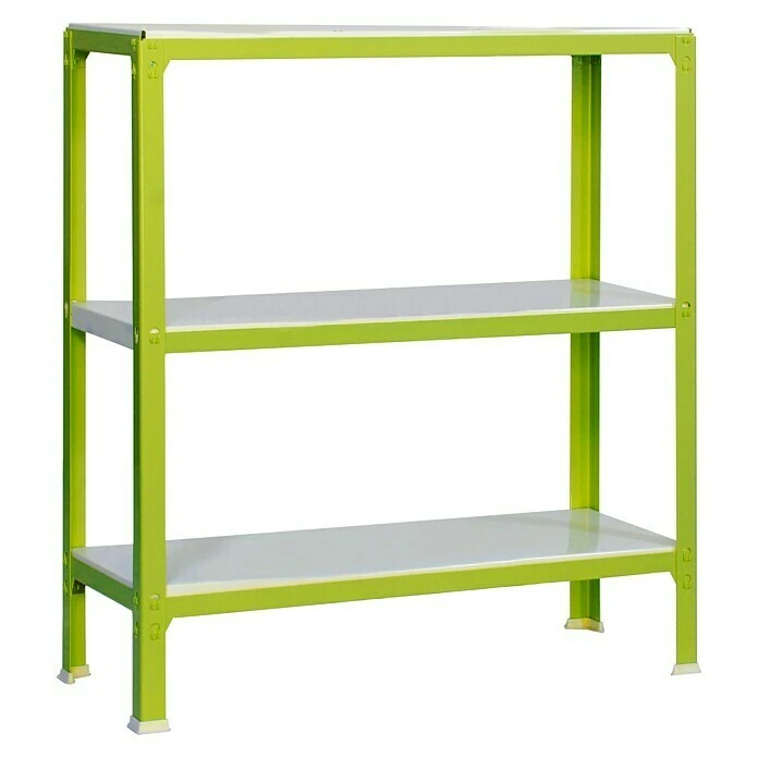 Simonrack Homeclick Metallregal Mini L X B X H: 40 X 80 X 90 Cm, Traglast: 150 Kg/Boden, Anzahl Böden: 3 Stk., Grün 3 Simonrack Homeclick Metallregal Mini L X B X H: 40 X 80 X 90 Cm, Traglast: 150 Kg/Boden, Anzahl Böden: 3 Stk., Grün