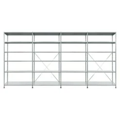 Scholz Metall-Lagerregal SE Länge: 500 Mm, Breite: 4.080 Mm, Höhe: 2.280 Mm, Traglast: 170 Kg/Boden, Anzahl Böden: 6 Stk.