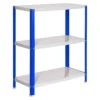 Simonrack Homeclassic Metallregal L X B X H: 30 X 80 X 90 Cm, Traglast: 100 Kg/Boden, Anzahl Böden: 3 Stk., Schrauben, Blau