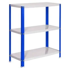 Simonrack Homeclassic Metallregal L X B X H: 30 X 80 X 90 Cm, Traglast: 100 Kg/Boden, Anzahl Böden: 3 Stk., Schrauben, Blau