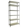 Simonrack Maderclick Metallregal Plus L X B X H: 30 X 100 X 250 Cm, Traglast: 150 Kg/Boden, Anzahl Böden: 6, Stecken, Anthrazitgrau