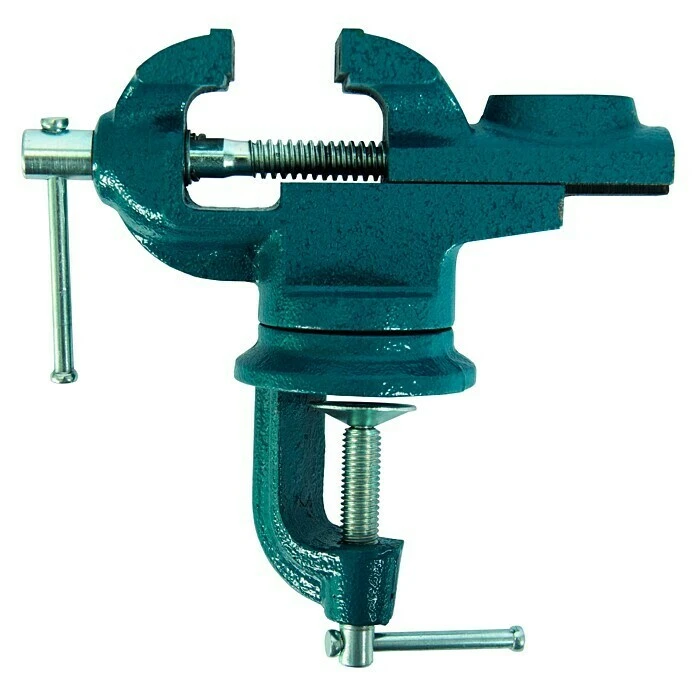 Wisent Tisch-Schraubstock L X B X H: 157 X 72 X 186 Mm, Spannweite: 60 Mm, Blau 4 Wisent Tisch-Schraubstock L X B X H: 157 X 72 X 186 Mm, Spannweite: 60 Mm, Blau – Bild 2