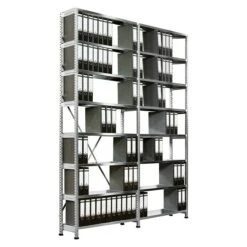 Scholz Aktenregal Anbauelement Länge: 1.210 Mm, Breite: 300 Mm, Höhe: 2.640 Mm, Traglast: 60 Kg/Boden, Anzahl Böden: 8 Stk. -Heimwerkzeuge erkäufe 2024 12 4634