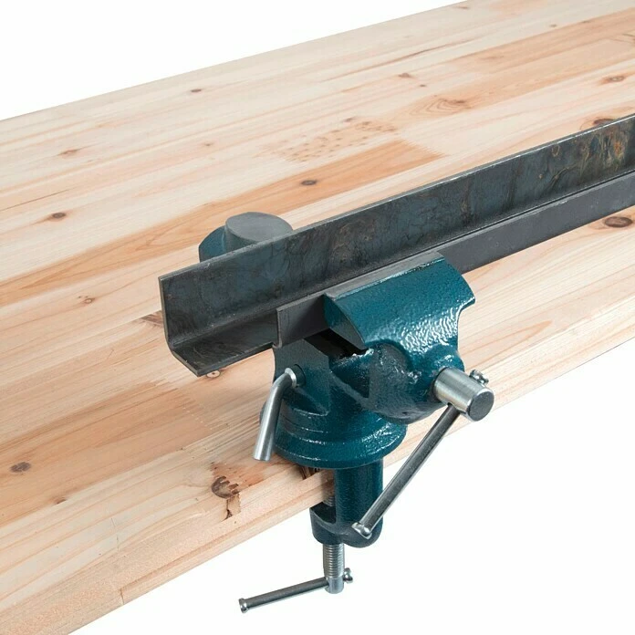 Wisent Tisch-Schraubstock L X B X H: 157 X 72 X 186 Mm, Spannweite: 60 Mm, Blau 5 Wisent Tisch-Schraubstock L X B X H: 157 X 72 X 186 Mm, Spannweite: 60 Mm, Blau – Bild 3