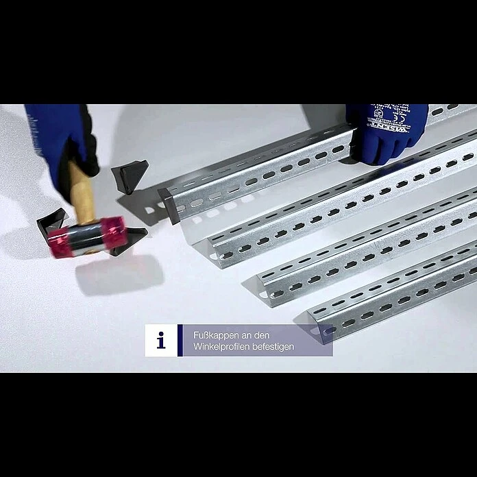 TKT Metallregal L X B X H: 30 X 225 X 150 Cm, Traglast: 30 Kg/Boden, Anzahl Böden: 11 Stk., Schrauben, Silber 5 TKT Metallregal L X B X H: 30 X 225 X 150 Cm, Traglast: 30 Kg/Boden, Anzahl Böden: 11 Stk., Schrauben, Silber – Bild 3