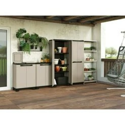 Keter Kunststoffregal Planet L X B X H: 32 X 75 X 176 Cm, Traglast: 25 Kg/Boden, Anzahl Böden: 5 Stk., Stecken -Heimwerkzeuge erkäufe 2024 12 4659