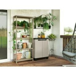 Keter Kunststoffregal Planet L X B X H: 32 X 75 X 176 Cm, Traglast: 25 Kg/Boden, Anzahl Böden: 5 Stk., Stecken -Heimwerkzeuge erkäufe 2024 12 4660