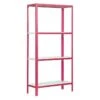 Simonrack Homeclick Metallregal Mini L X B X H: 40 X 80 X 160 Cm, Traglast: 150 Kg/Boden, Anzahl Böden: 4 Stk., Rosa -Heimwerkzeuge erkäufe 2024 12 4700