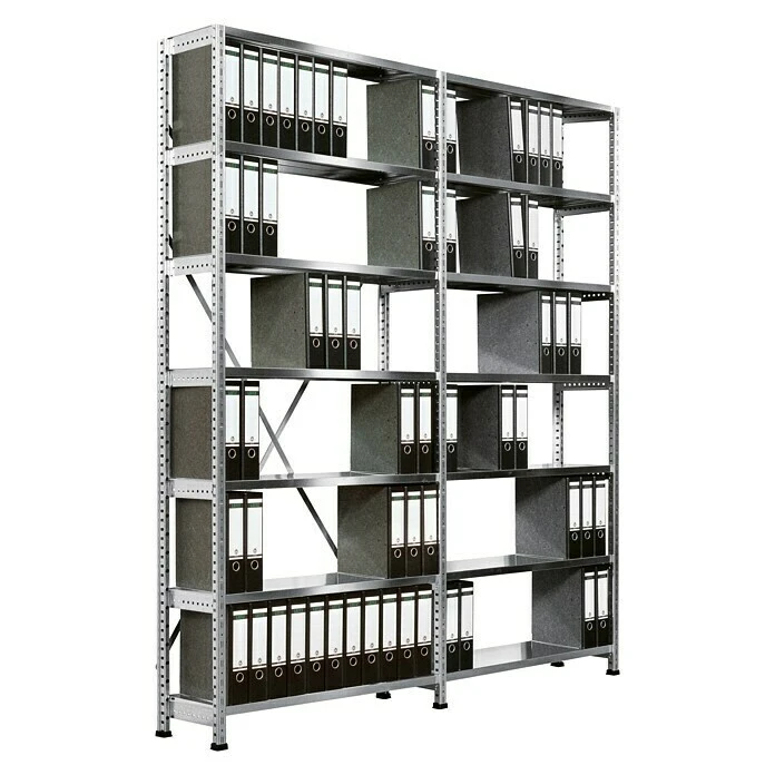 Scholz Aktenregal Anbauelement Länge: 1.210 Mm, Breite: 300 Mm, Höhe: 2.280 Mm, Traglast: 60 Kg/Boden, Anzahl Böden: 7 Stk. 5 Scholz Aktenregal Anbauelement Länge: 1.210 Mm, Breite: 300 Mm, Höhe: 2.280 Mm, Traglast: 60 Kg/Boden, Anzahl Böden: 7 Stk. – Bild 3