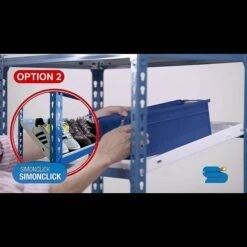 Simonrack Simonclick Metallregal Mini L X B X H: 30 X 80 X 250 Cm, Traglast: 180 Kg/Boden, Anzahl Böden: 6 Stk., Stecken, Anthrazit/Silber -Heimwerkzeuge erkäufe 2024 12 4775