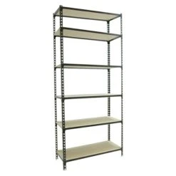 Simonrack Maderclick Metallregal Plus L X B X H: 50 X 100 X 250 Cm, Traglast: 150 Kg/Boden, Anzahl Böden: 6, Stecken, Anthrazitgrau
