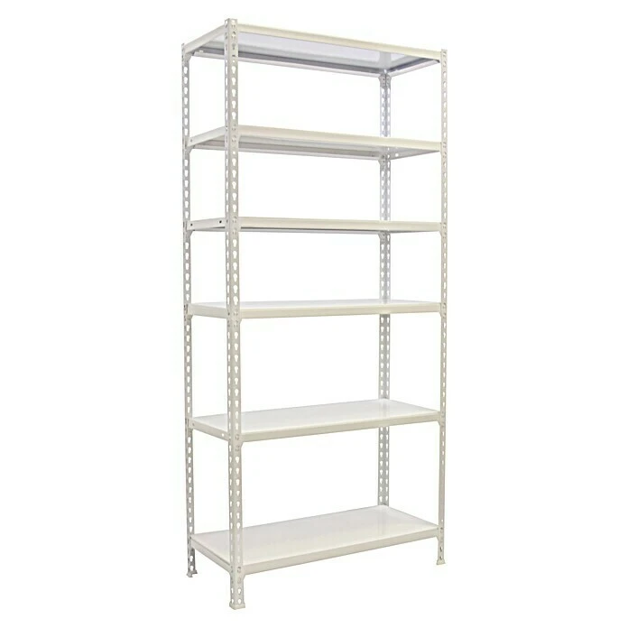 Simonrack Simonclick Metallregal L X B X H: 30 X 90 X 250 Cm, Traglast: 180 Kg/Boden, Anzahl Böden: 6 Stk., Stecken, Weiß 3 Simonrack Simonclick Metallregal L X B X H: 30 X 90 X 250 Cm, Traglast: 180 Kg/Boden, Anzahl Böden: 6 Stk., Stecken, Weiß