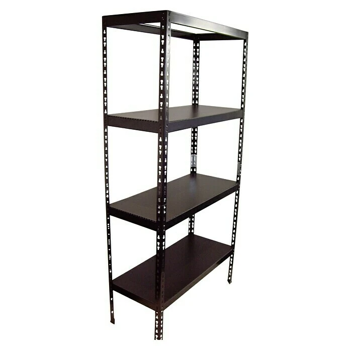 TKT Metall-Schwerlastregal B X T X H: 90 X 40 Cm X 180 Cm, Traglast: 100 Kg/Boden, Anzahl Böden: 4 Stk., Stecken 3 TKT Metall-Schwerlastregal B X T X H: 90 X 40 Cm X 180 Cm, Traglast: 100 Kg/Boden, Anzahl Böden: 4 Stk., Stecken