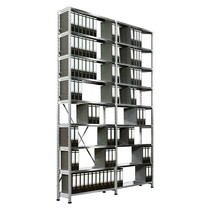 Scholz Aktenregal Grundelement Länge: 850 Mm, Breite: 300 Mm, Höhe: 3.000 Mm, Traglast: 100 Kg/Boden, Anzahl Böden: 9 Stk. 5 Scholz Aktenregal Grundelement Länge: 850 Mm, Breite: 300 Mm, Höhe: 3.000 Mm, Traglast: 100 Kg/Boden, Anzahl Böden: 9 Stk. – Bild 3